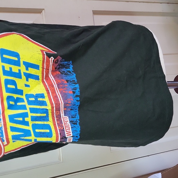 Warped Tour 2011 Tee Forest Green sz Small 100% cotton - Picture 5 of 10